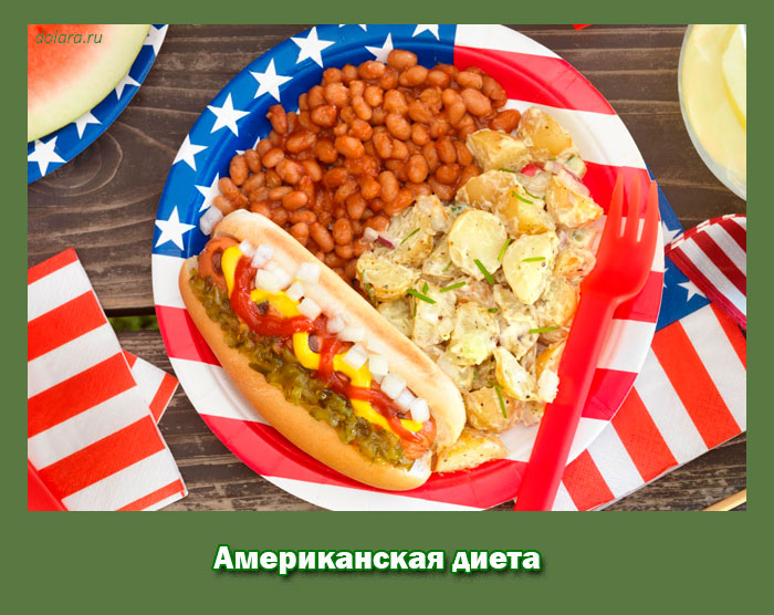 американская, диета