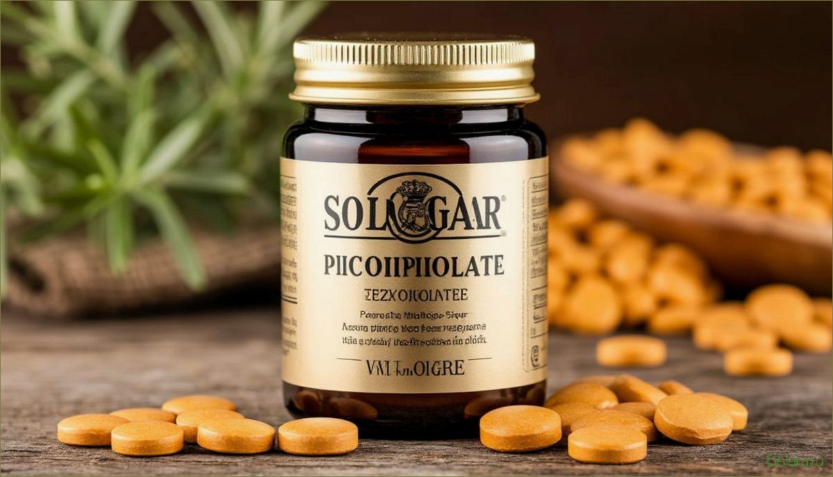 Солгар Пиколинат цинка: таблетки, преимущества применения, дозировка и влияние на здоровье